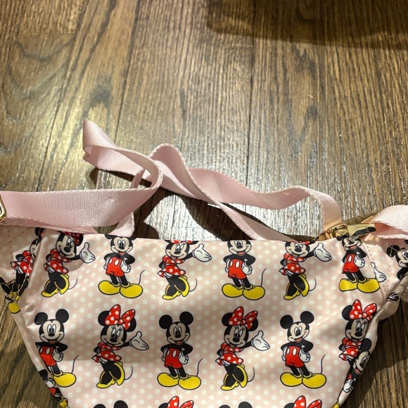 Stoney Clover x Disney Pink Mickey and Minnie Fanny Pack Bag - Picture 2 of 3